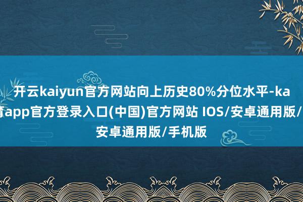 开云kaiyun官方网站向上历史80%分位水平-kai云体育app官方登录入口(中国)官方网站 IOS/安卓通用版/手机版